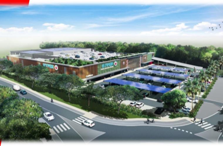 Centre commercial HYPER U à Saint-Laurent du Maroni